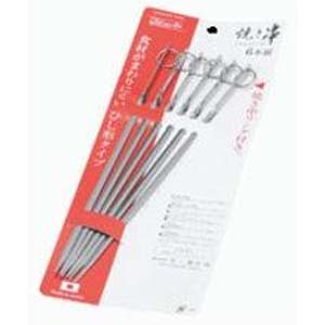 星三製作所 星三製作所 18-8 焼き串 プロセット 16.5cm 6本組 TS-236