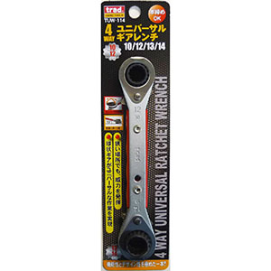 TRAD TRAD TUW-114 1 4WAYユニバーサルギアレンチ 三共コーポレーション