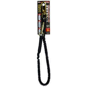 DBLTACT DBLTACT DT-ST-07BK ワイヤー入り布製安全コード