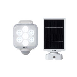 ムサシ ライテックス RITEX ライテックス S-110L 5W1灯 フリーアーム式 LEDソーラーセンサーライト ムサシ