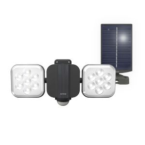ムサシ ライテックス RITEX ライテックス S-HB250 6.5W×2灯 フリーアーム式LEDハイブリッドソーラーライト ムサシ