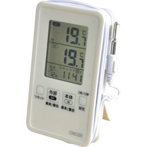 クレセル クレセル AP-09W IN-OUTデジタル温度計
