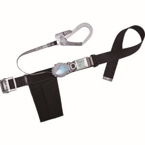 藤井電工 FUJIIDENKO 藤井電工 TB-TRN-599-BLK-M-BP ツヨロン 胴ベルト型墜落制止用器具 ツーウェイリトラ 黒 Mサイズ TUYORON