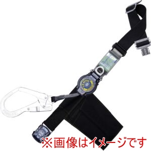 藤井電工 FUJIIDENKO 藤井電工 TB-LRL-OT593-BLK-L-JAN-BP 胴ベルト型墜落制止用器具 巻取タイプ ロック機構付き ロックリトライト 黒 Lサイズ ツヨロン
