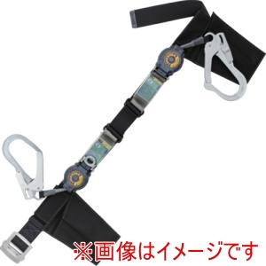 藤井電工 藤井電工 TB-2-LRL593-LRL5931-BLK-L-BX 胴ベルト型墜落制止用器具 黒 Lサイズ 幅50MM×長さ1400MM