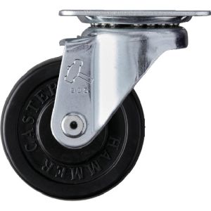 ハンマーキャスター HAMMER CASTER ハンマーキャスター 420S-RDB65 旋回式ゴム車輪 ローラーベアリング 65mm