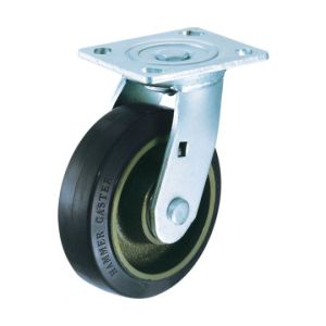 ハンマーキャスター HAMMER CASTER ハンマーキャスター 500BPS-CR100-BAR01 Sシリーズ 500タイプ自在ゴムB車 100mm