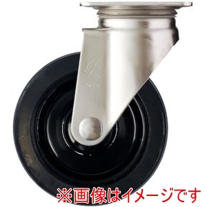 ハンマーキャスター HAMMER CASTER ハンマーキャスター 320S-RBU150 Sシリーズオールステンレス 旋回式ゴム車輪 ローラーベアリング 150mm
