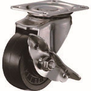 ハンマーキャスター HAMMER CASTER ハンマーキャスター 315S-R65-BAR01 オールステンレス S型自在 SP付 ゴム車 65mm