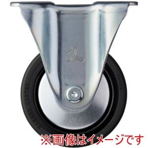 ハンマーキャスター HAMMER CASTER ハンマーキャスター 400SR-FHU75 プレート式キャスター 固定 車輪径75mm ウレタン車輪 ナイロンホイール ラジアルボールベアリング