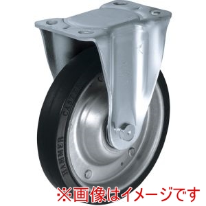 ハンマーキャスター HAMMER CASTER ハンマーキャスター 400SR-RBB200 プレート式キャスター 固定 ゴム車輪 ラジアルボールベアリング入 車輪径200mm 400S型