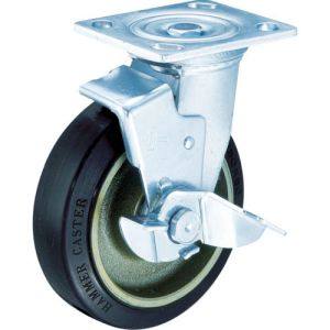 ハンマーキャスター HAMMER CASTER ハンマーキャスター 519BPS-CR125-BAR01 Sシリーズ 500タイプ 自在SP付 ゴムB車 125mm