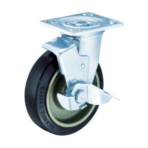 ハンマーキャスター HAMMER CASTER ハンマーキャスター 519BPS-CR150-BAR01 Sシリーズ 500タイプ 自在SP付 ゴムB車 150mm