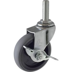 ハンマーキャスター HAMMER CASTER ハンマーキャスター 415EA-L75 BAR01 EAシリーズ ねじ込み 自在SP付 PPホイールエラストマー巻車 75mm