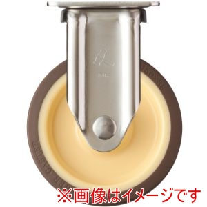 ハンマーキャスター HAMMER CASTER ハンマーキャスター 320SRP-UB150 ステンレス製プレート式キャスター 固定式ウレタンキャスター ローラーベアリング入 車輪径150mm