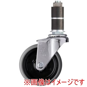ハンマーキャスター HAMMER CASTER ハンマーキャスター 4208EX-L75 EXシリーズ パイプ差込み 自在 エラストマー車 75mm