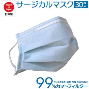 イケヒココーポレーション  イケヒコ マスク アレルプルーフ 日本製 PM2.5 かぜ 花粉 ハウスダスト 個別包装 サージカル マスク 高機能不織布フィルター使用 Lサイズ 30枚入り