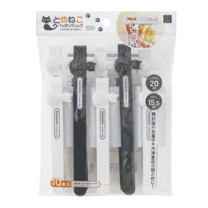 小久保工業所 KOKUBO 小久保工業所 とめねこパッチンクリップ LARGE&SMALL 10本入 5740
