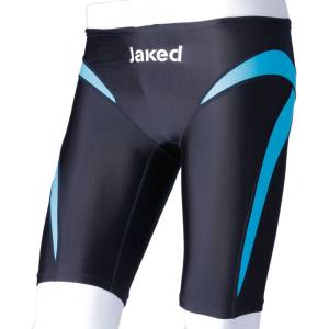 ジャケッド JAKED フットマーク 【Fina承認】 JAKED J‐ELASTICO ST ハーフスパッツ メンズ･ボーイズ 競泳用水着 ブルー 120 820041 FOOTMARK