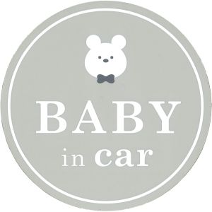 向島自動車用品製作所 向島自動車用品製作所 MR-02 セーフティーサイン 白くま