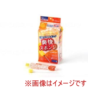 ハクゾウメディカル ハクゾウメディカル 爽快スポンジ レギュラー プラスチック軸 300本入 33005