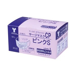 竹虎 竹虎 サージマスクCP金属ノーズ ピンク S 76234