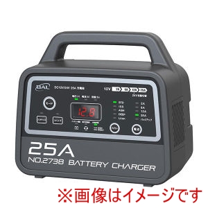 大橋産業 バル BAL バル No2738 バッテリー充電器 DC12V 24V 25A 軽自動車 普通乗用 車 RV SUV トラック 農耕機器 BAL 大橋産業