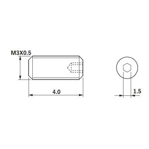 京セラ KYOCERA 京セラ HS3X4 部品 1個