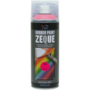 エーゼット AZ AZ RP-43 ラバーペイント 蛍光 ピンク 400ml エーゼット