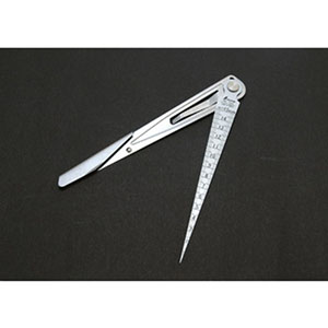 シンワ測定 SHINWA シンワ測定 62612 テーパーゲージ 1～15mm 直尺付