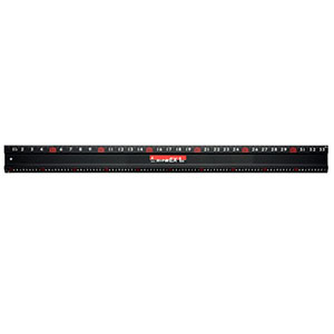 シンワ測定 SHINWA シンワ測定 65032 アルミカッター定規 カット師EX 1m 併用目盛