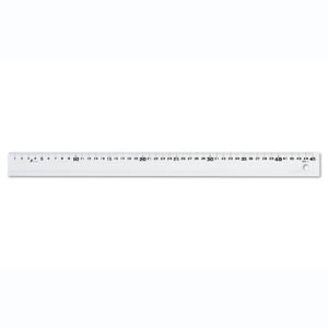 シンワ測定 SHINWA シンワ測定 65426 アルミ直尺 アル助 45cm ホワイト