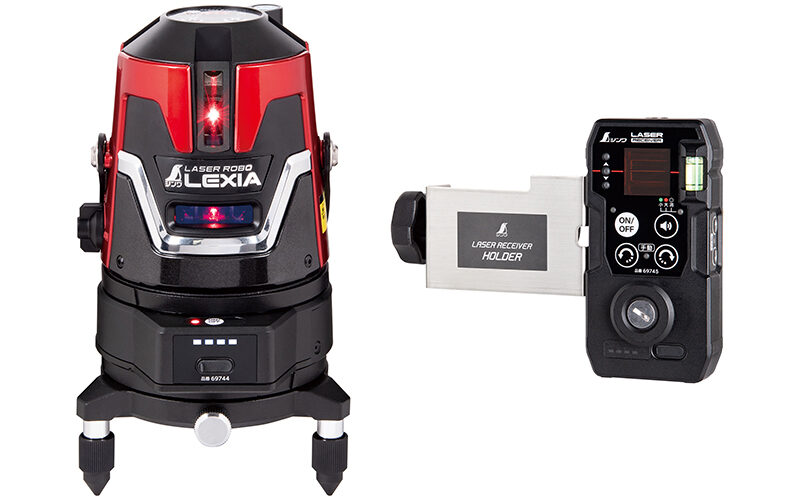 シンワ測定 SHINWA シンワ測定 69740 レーザーロボ LEXIA 51 レッド 自動追尾回転台受光器セット