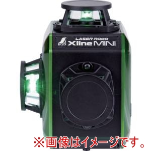 シンワ測定 シンワ測定 71630 レーザーロボ Xline MINI グリーン フルライン 地墨クロス