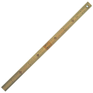 シンワ測定 SHINWA シンワ測定 71765 竹製ものさし 50cm ハトメ付