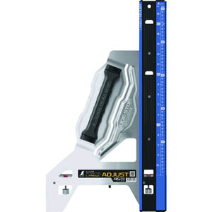 シンワ測定 SHINWA シンワ測定 73180 丸ノコガイド定規 エルアングルPlusアジャスト 45cm 併用目盛