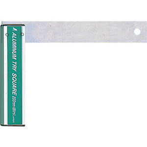 シンワ測定 SHINWA シンワ測定 74110 アルミ台付スコヤ 20cm 目盛なし