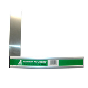 シンワ測定 SHINWA シンワ測定 74115 アルミ台付スコヤ 45cm 目盛なし