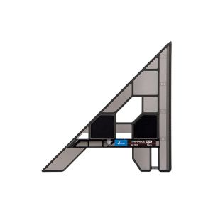 シンワ測定 SHINWA シンワ測定 78290 丸ノコガイド定規 トライアングルポリカ 15cm