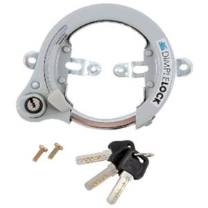 ジェイアンドシー J&C ジェイアンドシー JC-036CLB リング錠 ディンプルキー グレー