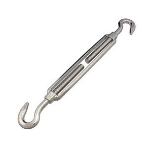 ハイロジック HILOGIK ハイロジック 11381 ステンレス 枠式ターンバックル フック&フック 12mm 1個 00011381-001
