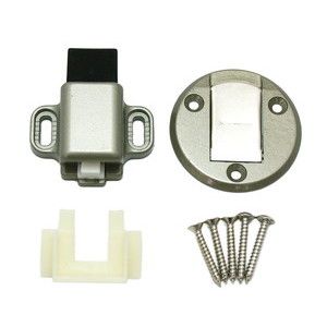 ハイロジック HILOGIK ハイロジック 17955 マグキャッチ床付戸当リ2型 ステンカラー 1組入 00017955-001