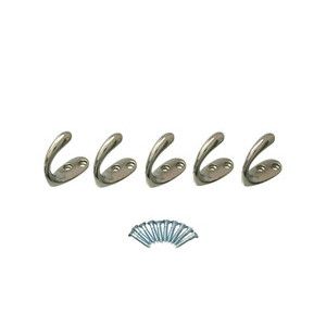 ハイロジック HILOGIK ハイロジック 17221 コートフック ニッケル 5個入 00017221-001