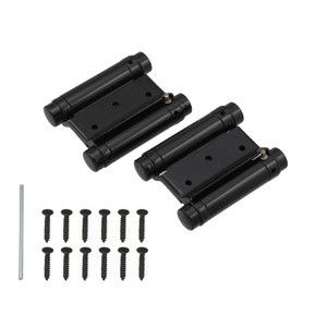 ハイロジック HILOGIK ハイロジック 26061 PEN黒塗リ自由丁番 両開 64mm 1組入 00026061-001