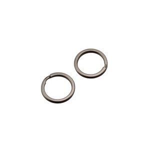 ハイロジック HILOGIK ハイロジック 29224 鉄平押し キーリング 16mm マットシルバー 2個入 00029224-001