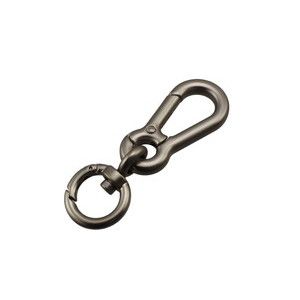 ハイロジック HILOGIK ハイロジック 29256 回転カラビナ付フック マットシルバー 1個入 00029256-001