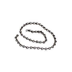 ハイロジック HILOGIK ハイロジック 29466 鉄 二重チェーン 50cm マットブラック 00029466-001