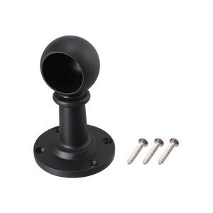 ハイロジック HILOGIK ハイロジック 37517 首長ブラケット 止 25mm ブラック 1個入 00037517-001