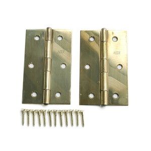 ハイロジック HILOGIK ハイロジック P-657 真鍮蝶番 89mm 2枚入 00071657-001