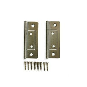 ハイロジック HILOGIK ハイロジック P-738 ステンレス 正面付蝶番 64mm GB 2枚入 00071738-001